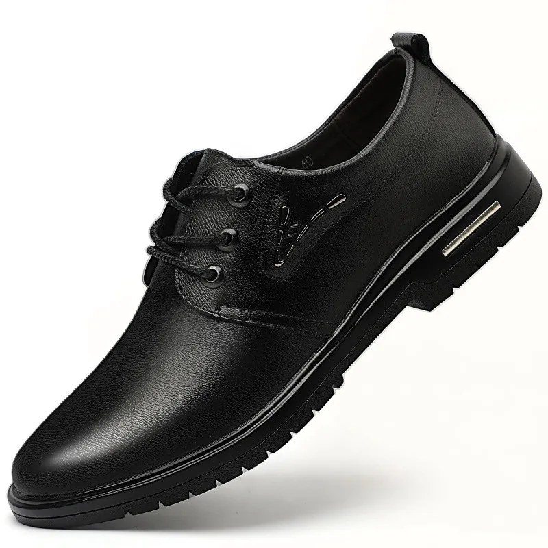 Wholesale Fashion Genuine Leather Cheap Men's Shoes Casual Business Shoes Wear-resistant Breathable Leather Shoes, As the picture show
Wholesale Fashion Genuine Leather Cheap Men's Shoes Casual Business Shoes Wear-resistant Breathable Leather Shoes, As the picture show