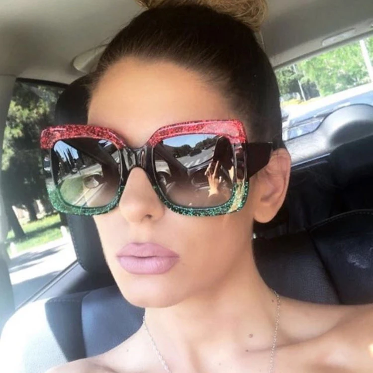 2022 autumn new style European and American trend big box fashion cross-border colorful glitter sunglasses retro sunglasses, Custom
2022 autumn new style European and American trend big box fashion cross-border colorful glitter sunglasses retro sunglasses, Custom