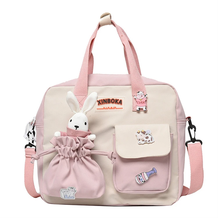 High resistance to abrasion Casual student bag ins fashion lightweight student casual cotton bag, Assorted
High resistance to abrasion Casual student bag ins fashion lightweight student casual cotton bag, Assorted