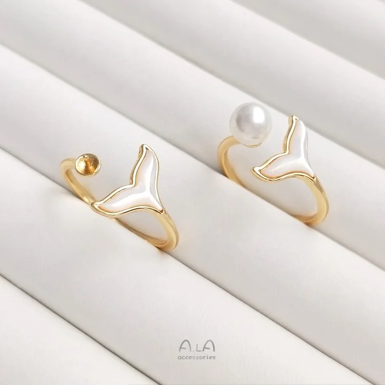 Fashion Gold Plated Diy Jewelry Hand Made Accessories Adjustable Rings Shell Fish Tail Adjustable Rings For Women
Fashion Gold Plated Diy Jewelry Hand Made Accessories Adjustable Rings Shell Fish Tail Adjustable Rings For Women