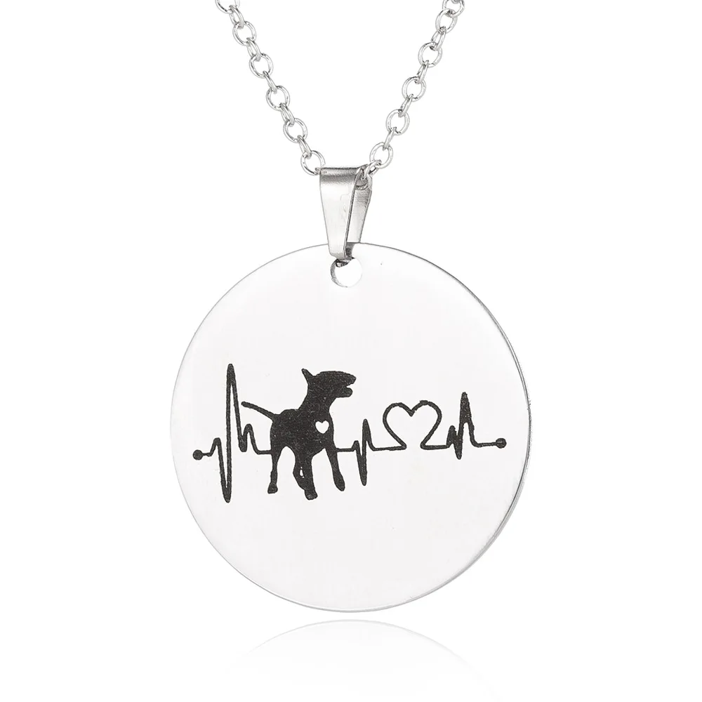 Animal Necklace Cute Pet Dog Stainless Steel Necklace Love Heart Beat Lady Pendant Necklace, Picture
Animal Necklace Cute Pet Dog Stainless Steel Necklace Love Heart Beat Lady Pendant Necklace, Picture