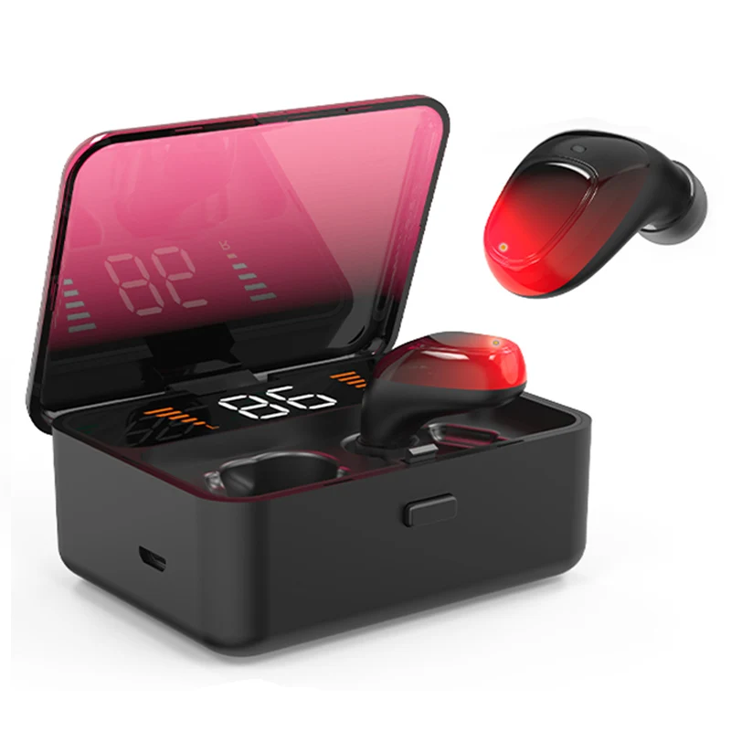 Best Seller BT V5.0 Wireless TWS Earphones, TWS Wireless Earbuds with Touch Control, Wireless TWS Headphones with Charging Case - ANKUX.COM