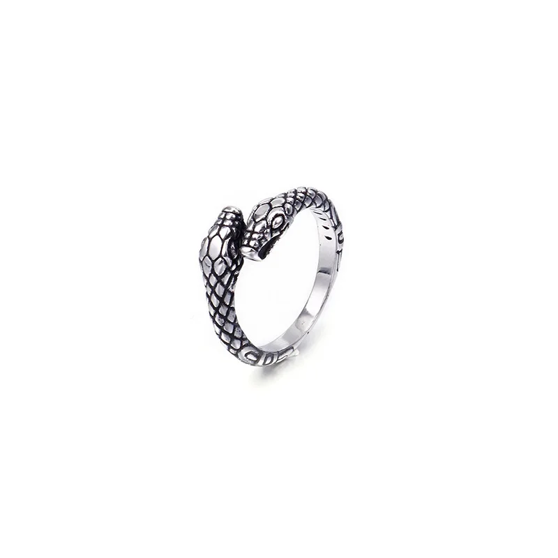 European Style Vintage Punk Design Ring Snake Shape Stainless Steel Ring For Men, Silver/gold
European Style Vintage Punk Design Ring Snake Shape Stainless Steel Ring For Men, Silver/gold