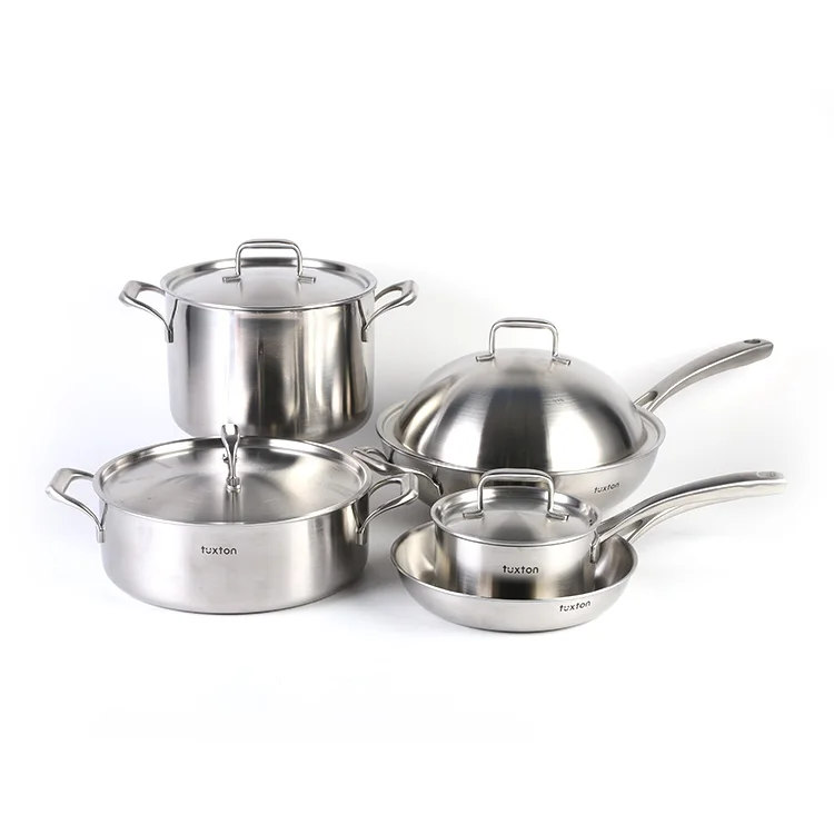 New Arrival 5Pcs Stainless Steel Cookware Set Kitchenware Cookware Set With Stainless Steel Lid
New Arrival 5Pcs Stainless Steel Cookware Set Kitchenware Cookware Set With Stainless Steel Lid
