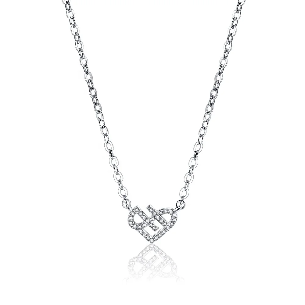 Simply Chain Necklace Small Hearts-shaped Cubic Zirconia Pendant OL Style delicate Necklace for Women
Simply Chain Necklace Small Hearts-shaped Cubic Zirconia Pendant OL Style delicate Necklace for Women