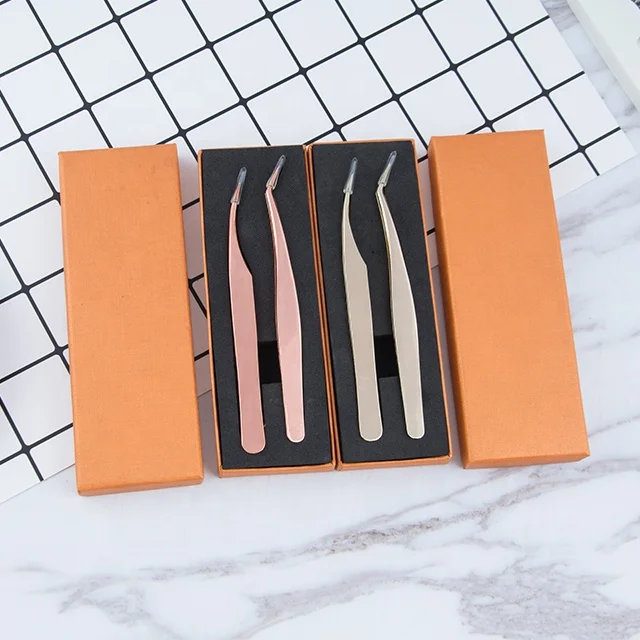 eyelash extension tweezers light pink diamond grip with eyelash boxes for tweezers, Customer's choice
eyelash extension tweezers light pink diamond grip with eyelash boxes for tweezers, Customer's choice