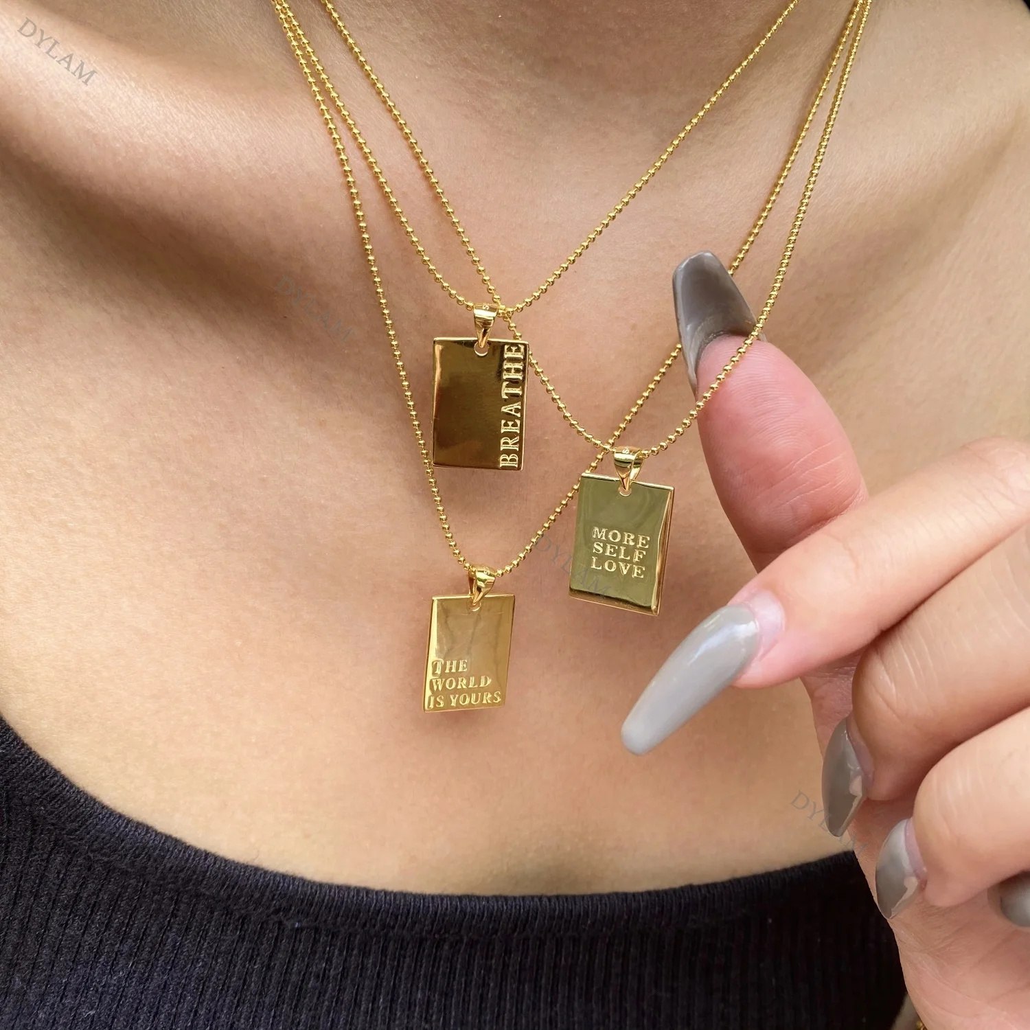 Dylam Wholesale Inspirational Trendy Minimalist Pendant Chunky Tarot Love Necklace Jewelry Sterling Silver Gold Necklace
Dylam Wholesale Inspirational Trendy Minimalist Pendant Chunky Tarot Love Necklace Jewelry Sterling Silver Gold Necklace