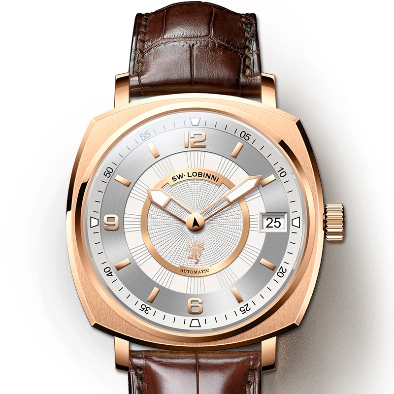 LOBINNI 16055 new design square dial simply watch self-winding automatic leather wrist watch for men, 4 colors
LOBINNI 16055 new design square dial simply watch self-winding automatic leather wrist watch for men, 4 colors