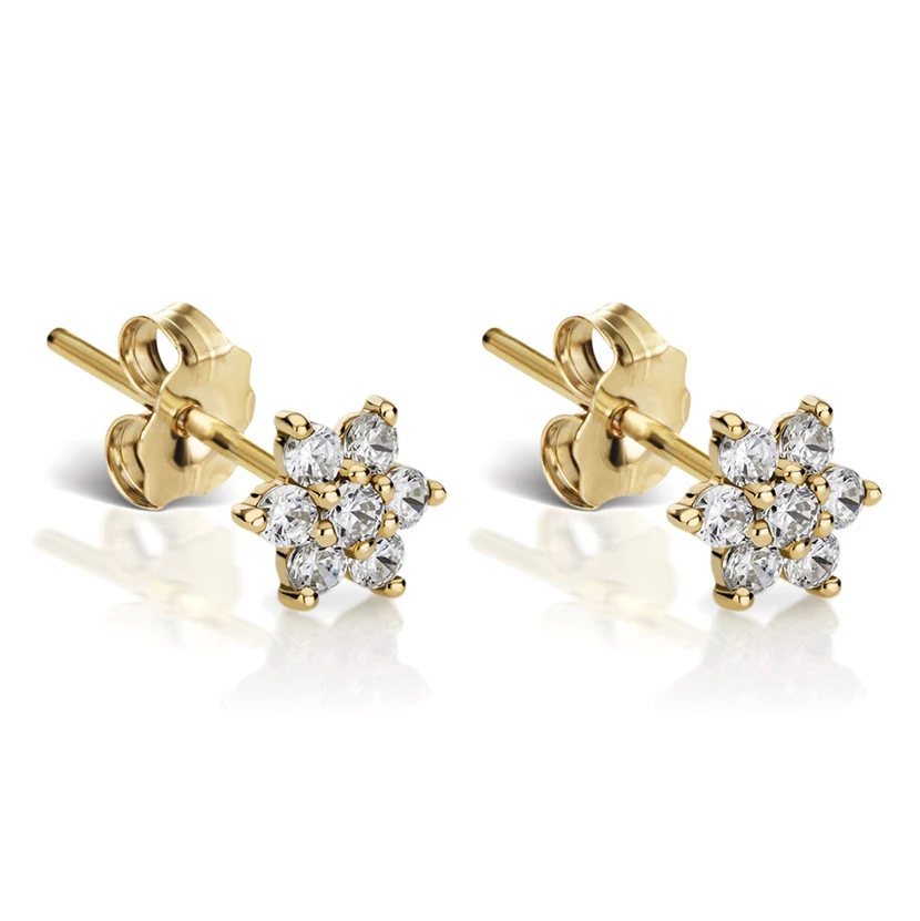 Gemnel cheap 925 silver 5.5mm flower diamond stud fashion classic women 18k gold earrings
Gemnel cheap 925 silver 5.5mm flower diamond stud fashion classic women 18k gold earrings