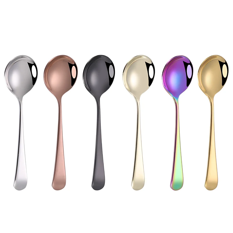 Kids stainless steel silver black teaspoon gold coffee spoon with PVD colors, As pic
Kids stainless steel silver black teaspoon gold coffee spoon with PVD colors, As pic