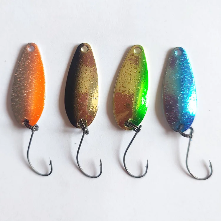 Alpha Wholesale High Quality Casting Mini Fishing Spinner Lure Bass Fishing Bait Metal Spoon Lure, 4 colors available fishing bait metal spoon lure
Alpha Wholesale High Quality Casting Mini Fishing Spinner Lure Bass Fishing Bait Metal Spoon Lure, 4 colors available fishing bait metal spoon lure