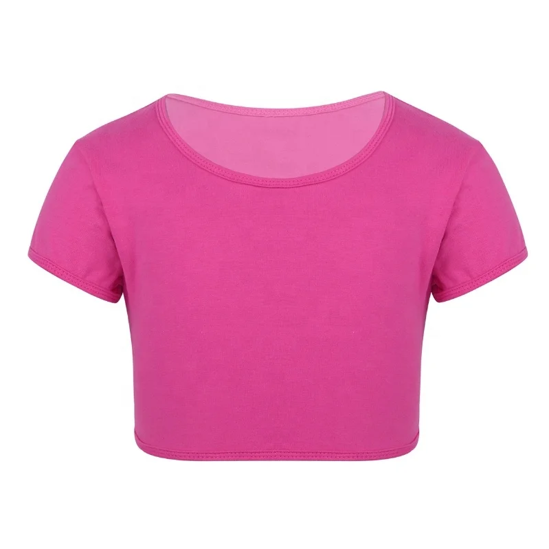 Kids Girls Plain Solid Color Short Sleeves T Shirt Crop Top Belly Dance Gymnastic Sports Tank Tops
Kids Girls Plain Solid Color Short Sleeves T Shirt Crop Top Belly Dance Gymnastic Sports Tank Tops