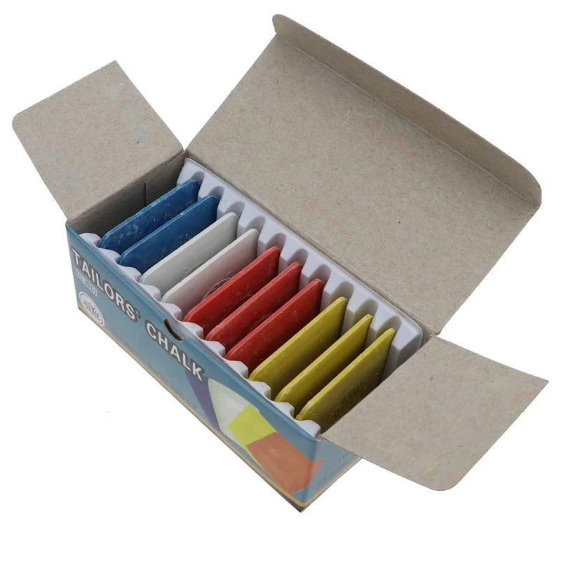 10Pcs/Box Mix Color Erasable Tailor Chalk Sewing Chalk Tailor's Fabric Chalk for Fashion Designer Making Sewing Accessory
10Pcs/Box Mix Color Erasable Tailor Chalk Sewing Chalk Tailor's Fabric Chalk for Fashion Designer Making Sewing Accessory