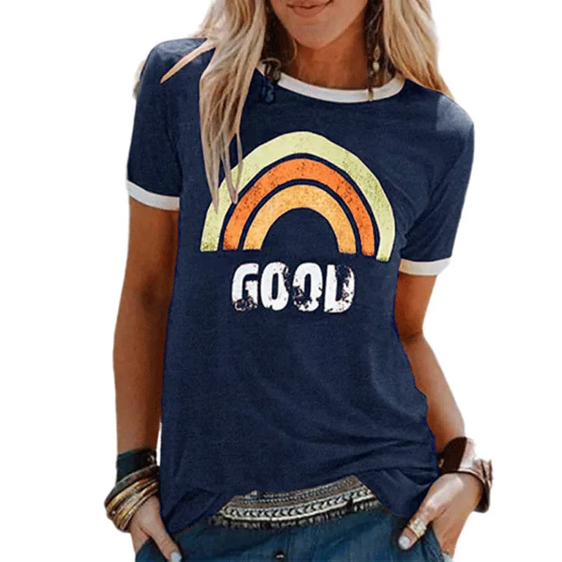 2021 Wholesale Cheapest Cheapest Cotton Round Neck Shirt 100% Cotton Graphic Ladies Casual Blouses Plus Size Tee Shirts, White
2021 Wholesale Cheapest Cheapest Cotton Round Neck Shirt 100% Cotton Graphic Ladies Casual Blouses Plus Size Tee Shirts, White