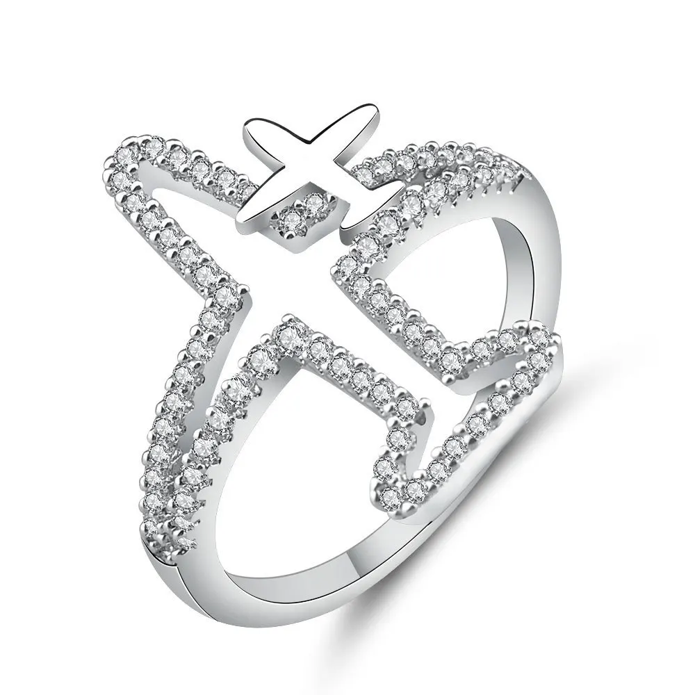 Hot new men's and women's versatile aircraft hollow hollow zircon ring hip-hop banquet jewelry accessories
Hot new men's and women's versatile aircraft hollow hollow zircon ring hip-hop banquet jewelry accessories