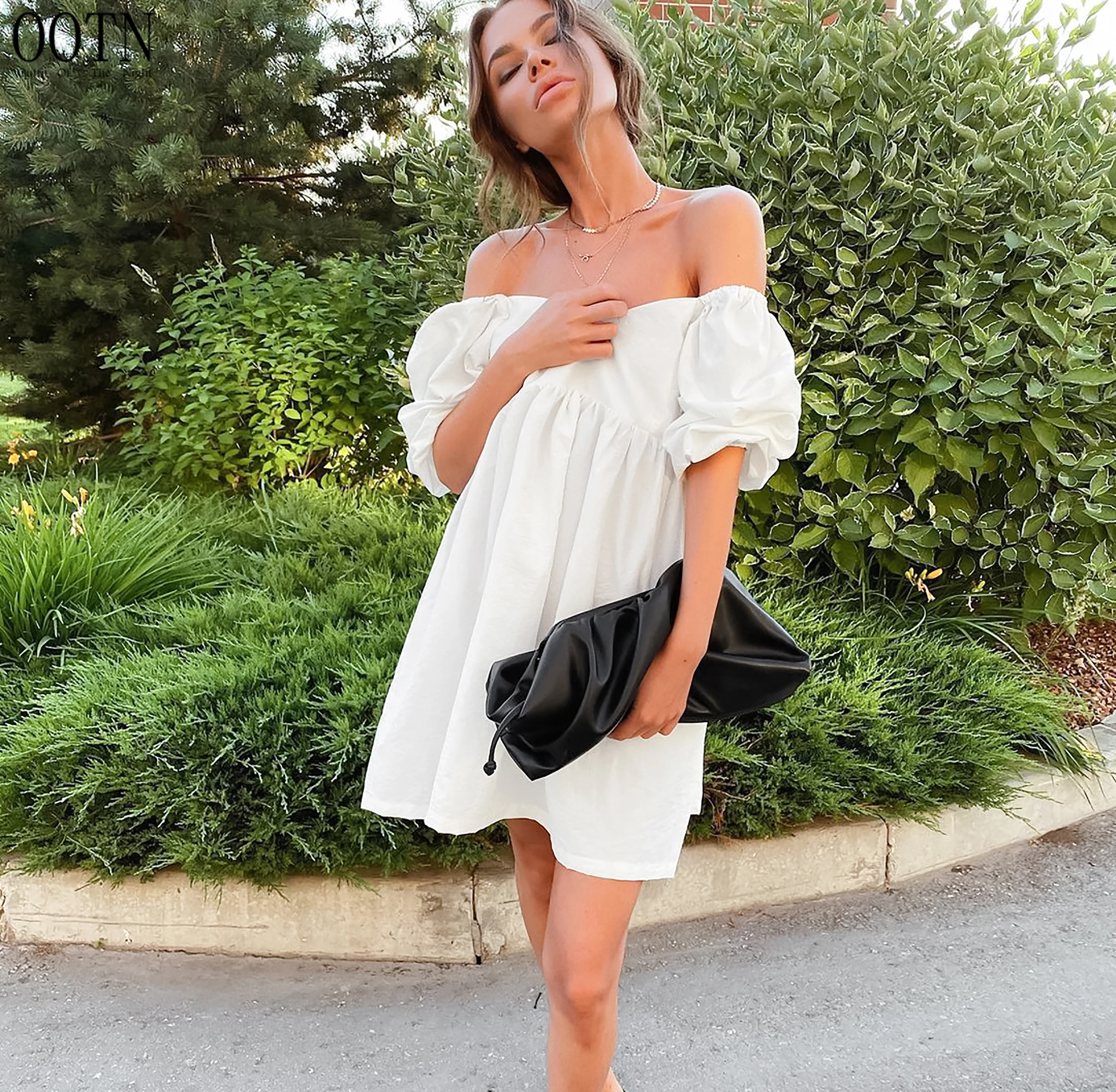 OOTN Female Puff Sleeve High Waist Short Sleeve Casual Loose A Line Mini Women Dress Cotton 2021 Summer Short sleeve White Dress
OOTN Female Puff Sleeve High Waist Short Sleeve Casual Loose A Line Mini Women Dress Cotton 2021 Summer Short sleeve White Dress