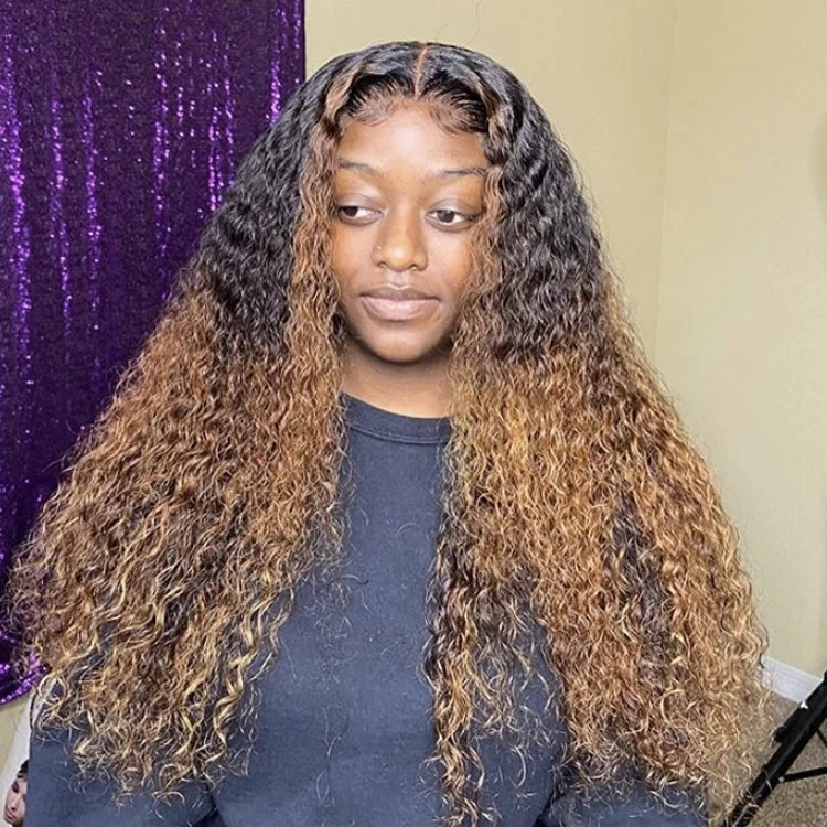 Long Colored Wigs Water Wave Human Hair Wigs T1B/30 Ombre color Virgin Hair Lace Frontal Wigfor Black Women
Long Colored Wigs Water Wave Human Hair Wigs T1B/30 Ombre color Virgin Hair Lace Frontal Wigfor Black Women