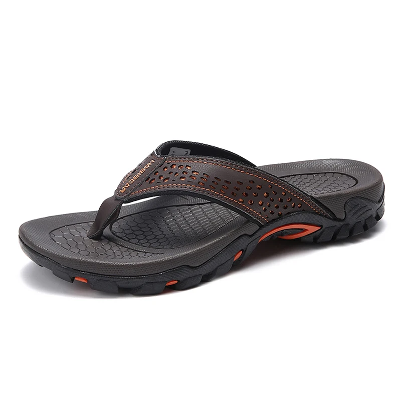 Wholesale High quality Outdoor trendy casual beach slippers sandals leather strap flip-flop for men
Wholesale High quality Outdoor trendy casual beach slippers sandals leather strap flip-flop for men