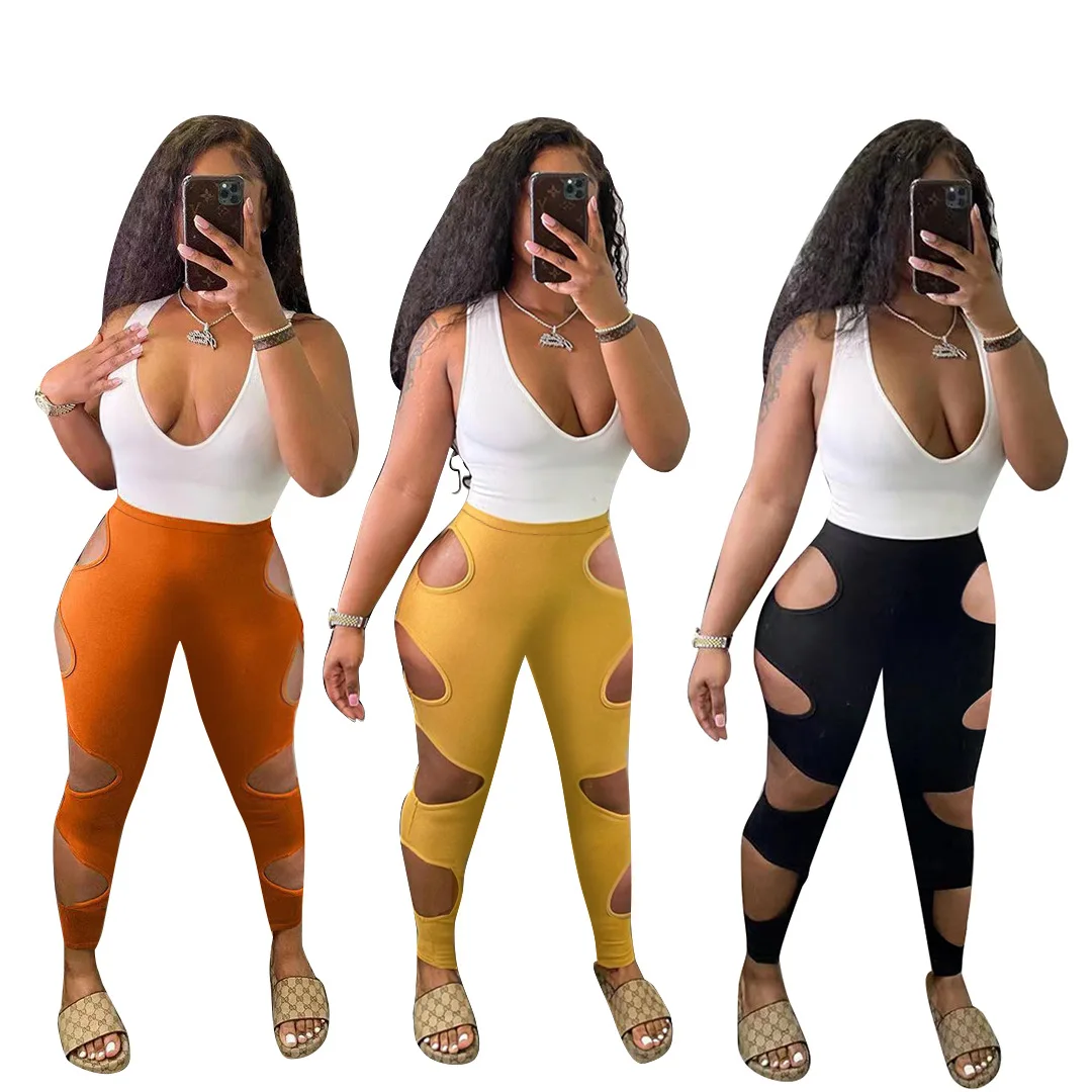 Summer New Sexy Solid Color Women's Sets With Hollow Out Women's Skinny Sets, Orange,black,yellow
Summer New Sexy Solid Color Women's Sets With Hollow Out Women's Skinny Sets, Orange,black,yellow