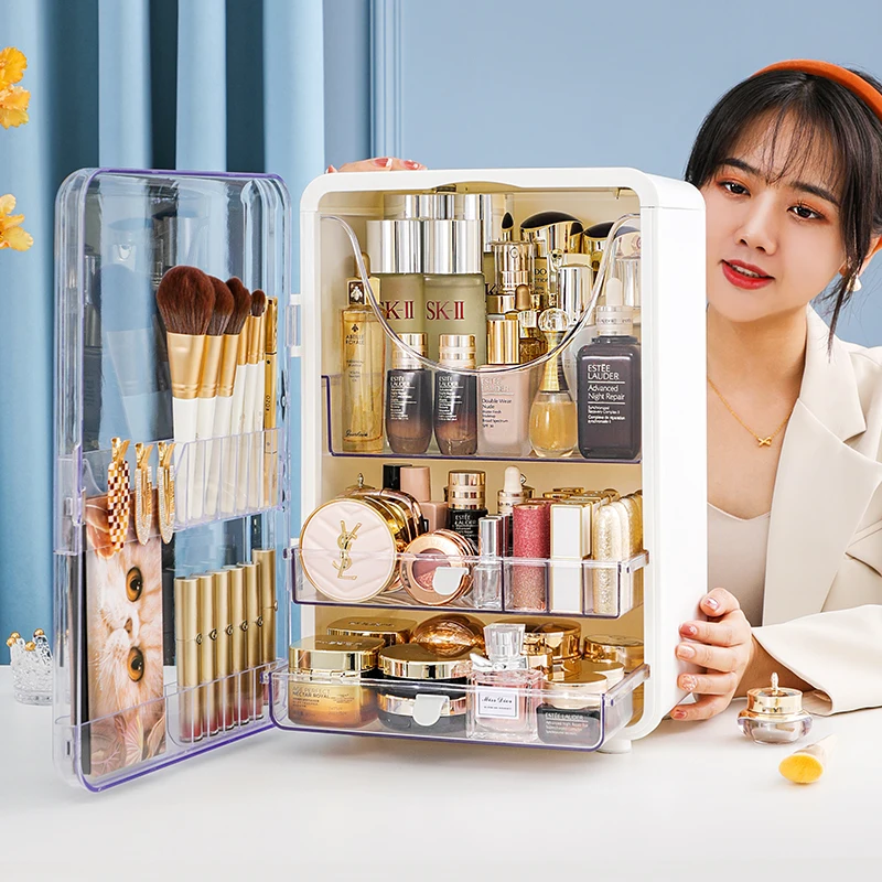 Haixing Wholesale Portable Hair Accessories Barbie Doll Storage Makeup Organizer Cosmetic Box For Girls, Transparent
Haixing Wholesale Portable Hair Accessories Barbie Doll Storage Makeup Organizer Cosmetic Box For Girls, Transparent