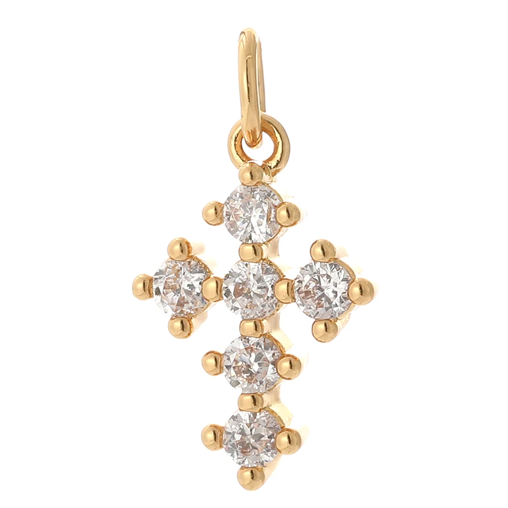 Wholesale Religious Cross Popular Charms Diy Jewelry Accessories Gold Plated 18k Cz Zircon Pendant For Making Jewelry Pendant
Wholesale Religious Cross Popular Charms Diy Jewelry Accessories Gold Plated 18k Cz Zircon Pendant For Making Jewelry Pendant