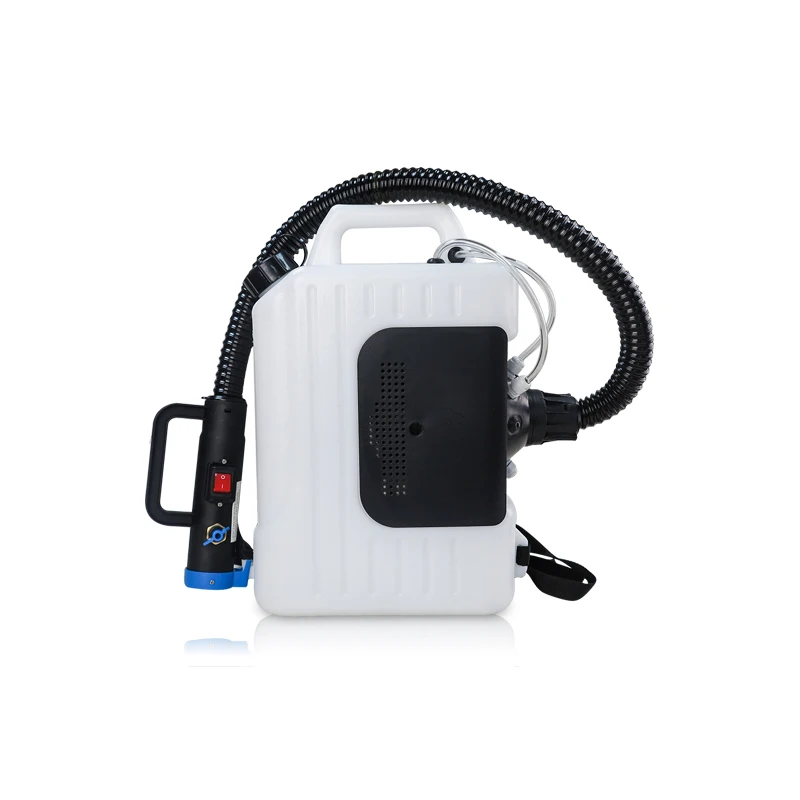 

10L 1200W Mini fog machine ULV backpack Cold fogger portable electric hospital disinfection sprayer, Blue