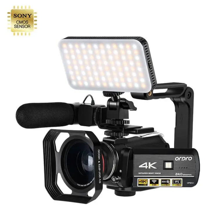 Ordro AC3 4K UHD Infrared Remote Control Professional Digital Video Youtube Camera
Ordro AC3 4K UHD Infrared Remote Control Professional Digital Video Youtube Camera