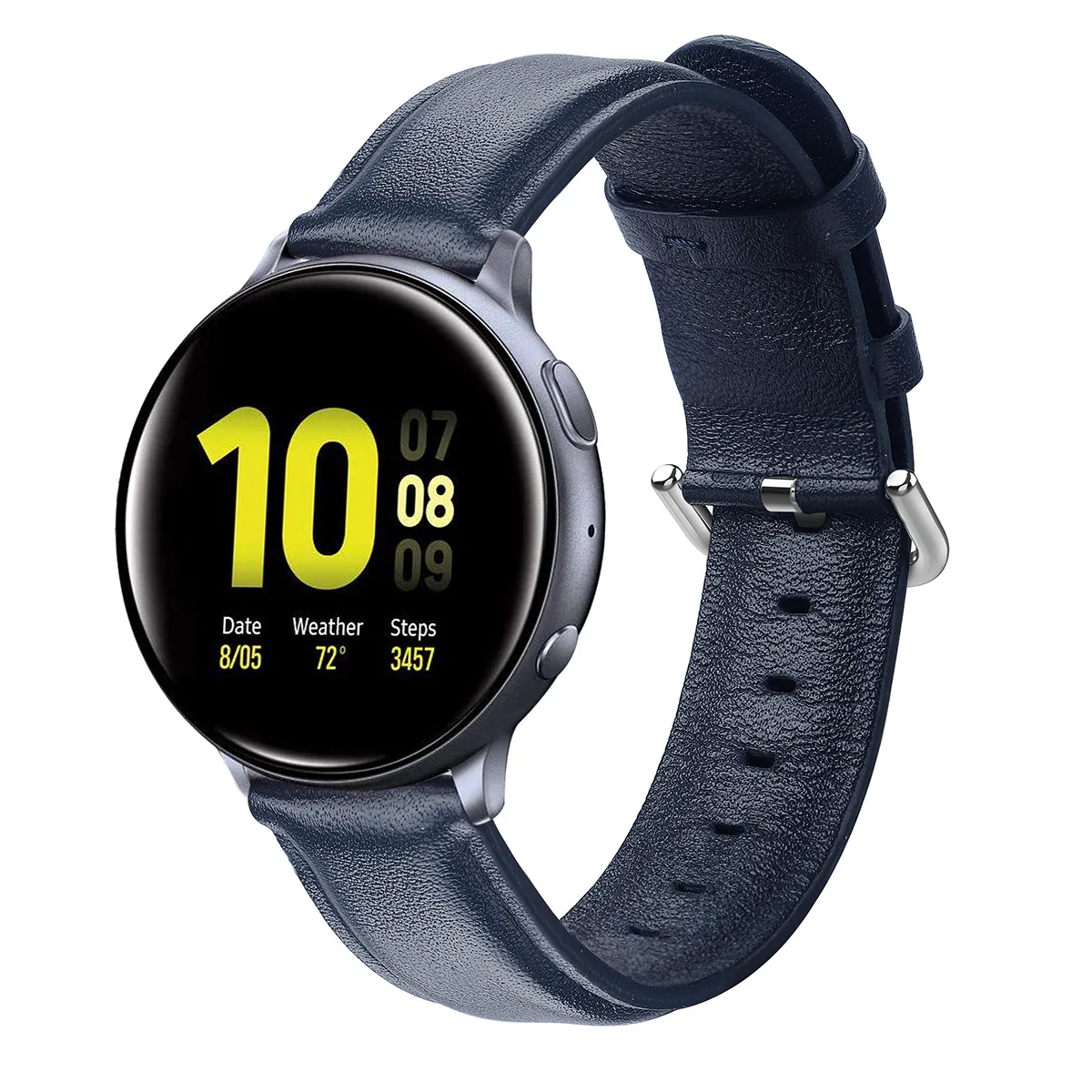Men Women Leather Cuff Strap Replacement Watch Band With Stainless Steel Metal Buckle For Samsung Galaxy Watch Active 2, 4 colors
Men Women Leather Cuff Strap Replacement Watch Band With Stainless Steel Metal Buckle For Samsung Galaxy Watch Active 2, 4 colors