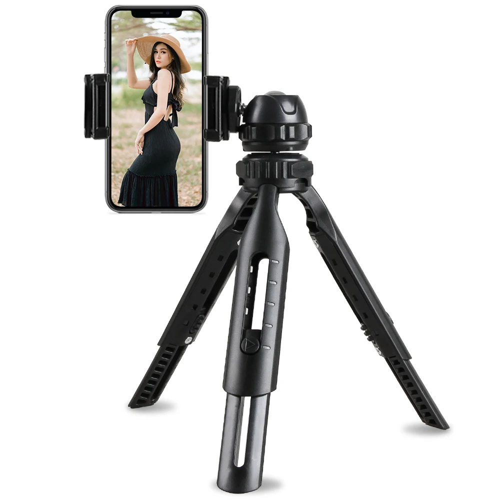 Mini phone tripod stand Smartphone Bracket for Desk Camera Simple Mobile Travel Tripod Stand, Black
Mini phone tripod stand Smartphone Bracket for Desk Camera Simple Mobile Travel Tripod Stand, Black