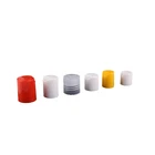 24/410 press cap plastic white disc top water bottle cap