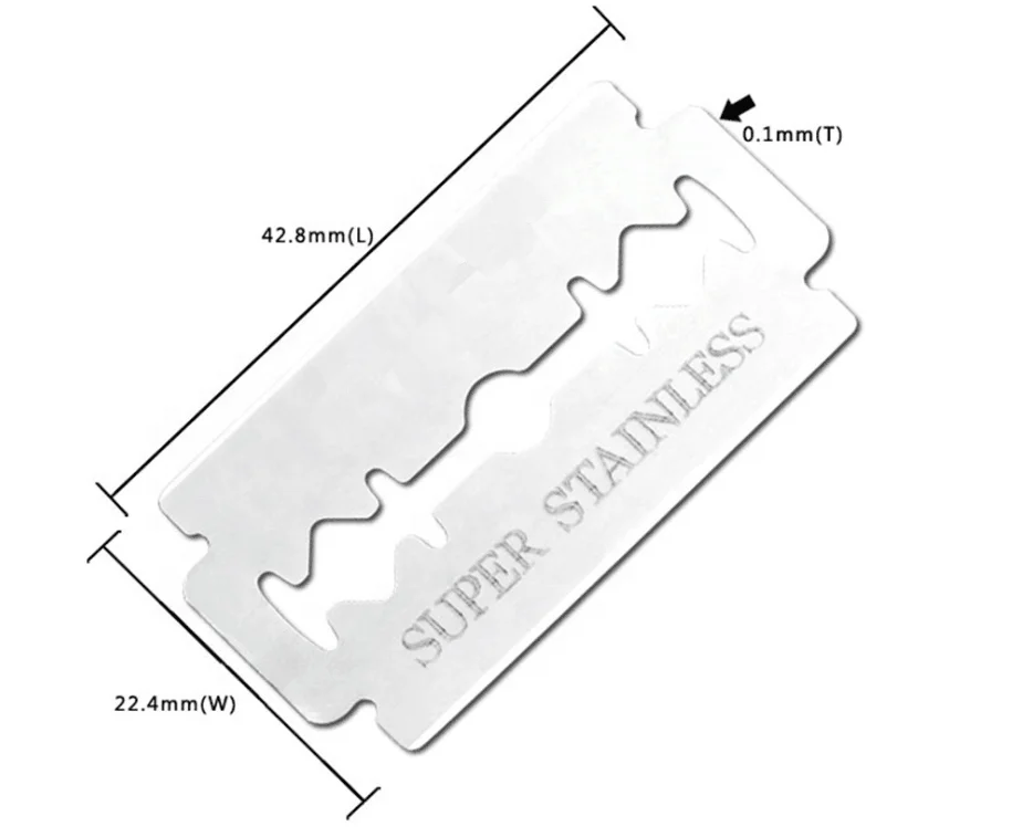 Double edge safety razor blades Competitive price with high quality for stainless steel
Double edge safety razor blades Competitive price with high quality for stainless steel