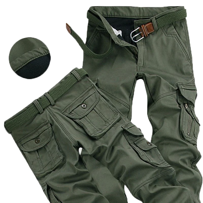 Mens Winter Pants Thick Warm Cargo Pants Casual Fleece Pockets Fur Trouser Plus Size 38 40 Fashion Loose Baggy Joger Worker Male
Mens Winter Pants Thick Warm Cargo Pants Casual Fleece Pockets Fur Trouser Plus Size 38 40 Fashion Loose Baggy Joger Worker Male