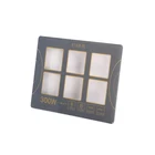 Tempered high temperature resistant glass for plane decoration