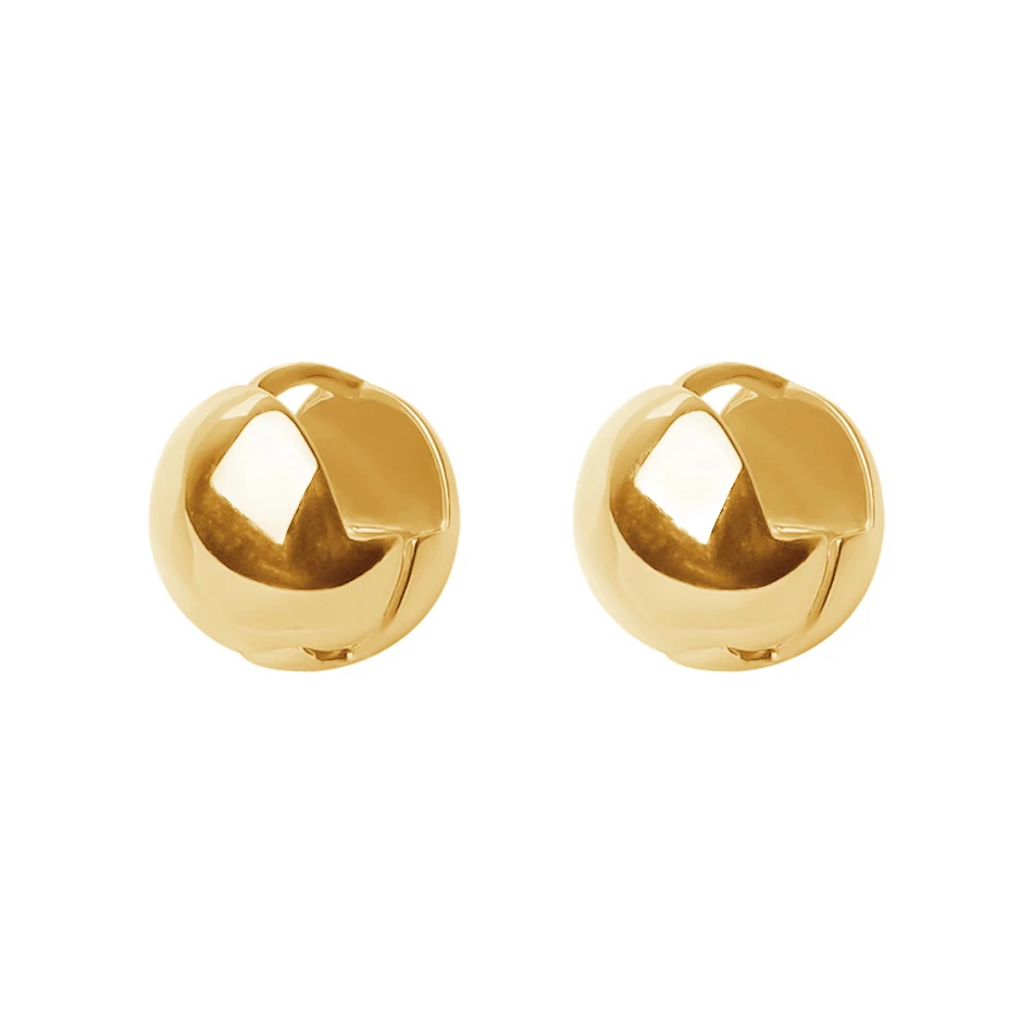 spherical 925 sterling silver ear buckle female 18k gold plated minimalist new trendy earrings
spherical 925 sterling silver ear buckle female 18k gold plated minimalist new trendy earrings