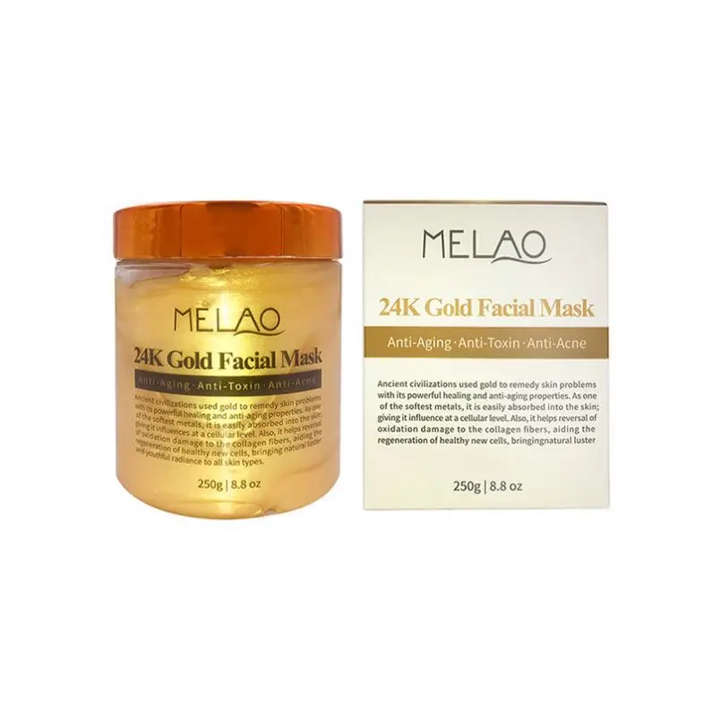 OEM Private Label facial mask gold Skin Care 250g Firming Pure Collagen MELAO 24K Gold Facial Mask For Sale, Pure golden
OEM Private Label facial mask gold Skin Care 250g Firming Pure Collagen MELAO 24K Gold Facial Mask For Sale, Pure golden