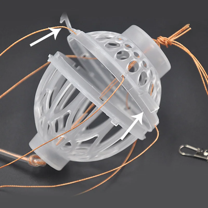 QY Sea box hook monster with six powerful carbon steel plastic carp spherical fishing tackle fishing hook explosive bait cage, White
QY Sea box hook monster with six powerful carbon steel plastic carp spherical fishing tackle fishing hook explosive bait cage, White