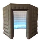 Octagon Tent With Lighting News Kiosks Event Cube For Sale Customized Vending Machine Led Photo Booth Inflatable