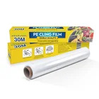 Moisture Proof Feature and Transparent Transparency PE Food Wrap Cling Film