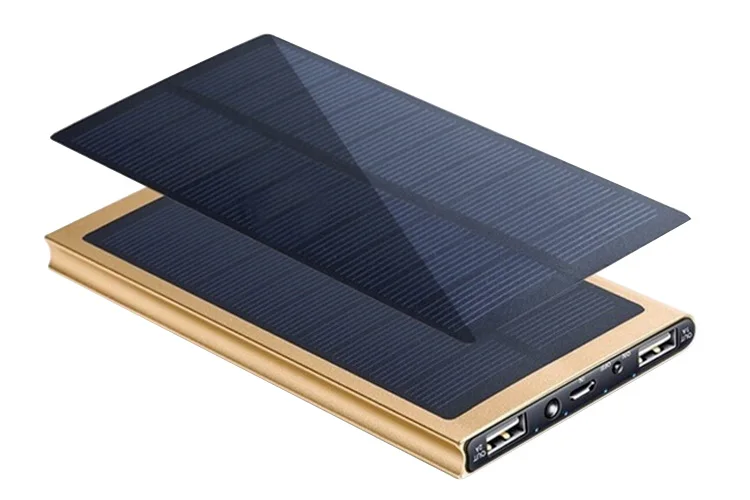 Ultraslim Solar Power Bank Charger