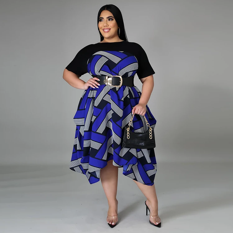In Stock Dresses Women Clothing Trending Products 2021 Apparel Wholesalers Geometric Print Short Sleeve Plus Size Dresses -YY, Red,blue,sky blue
In Stock Dresses Women Clothing Trending Products 2021 Apparel Wholesalers Geometric Print Short Sleeve Plus Size Dresses -YY, Red,blue,sky blue