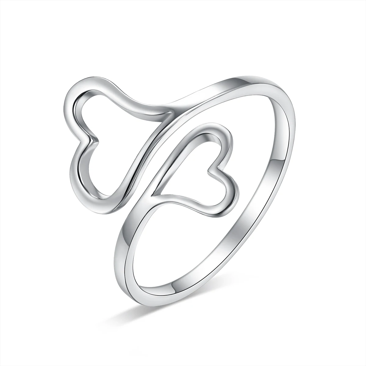 Keiyue Engagement Gift 925 Silver Double Heart Shaped Ring For Women, As picture or customizable
Keiyue Engagement Gift 925 Silver Double Heart Shaped Ring For Women, As picture or customizable