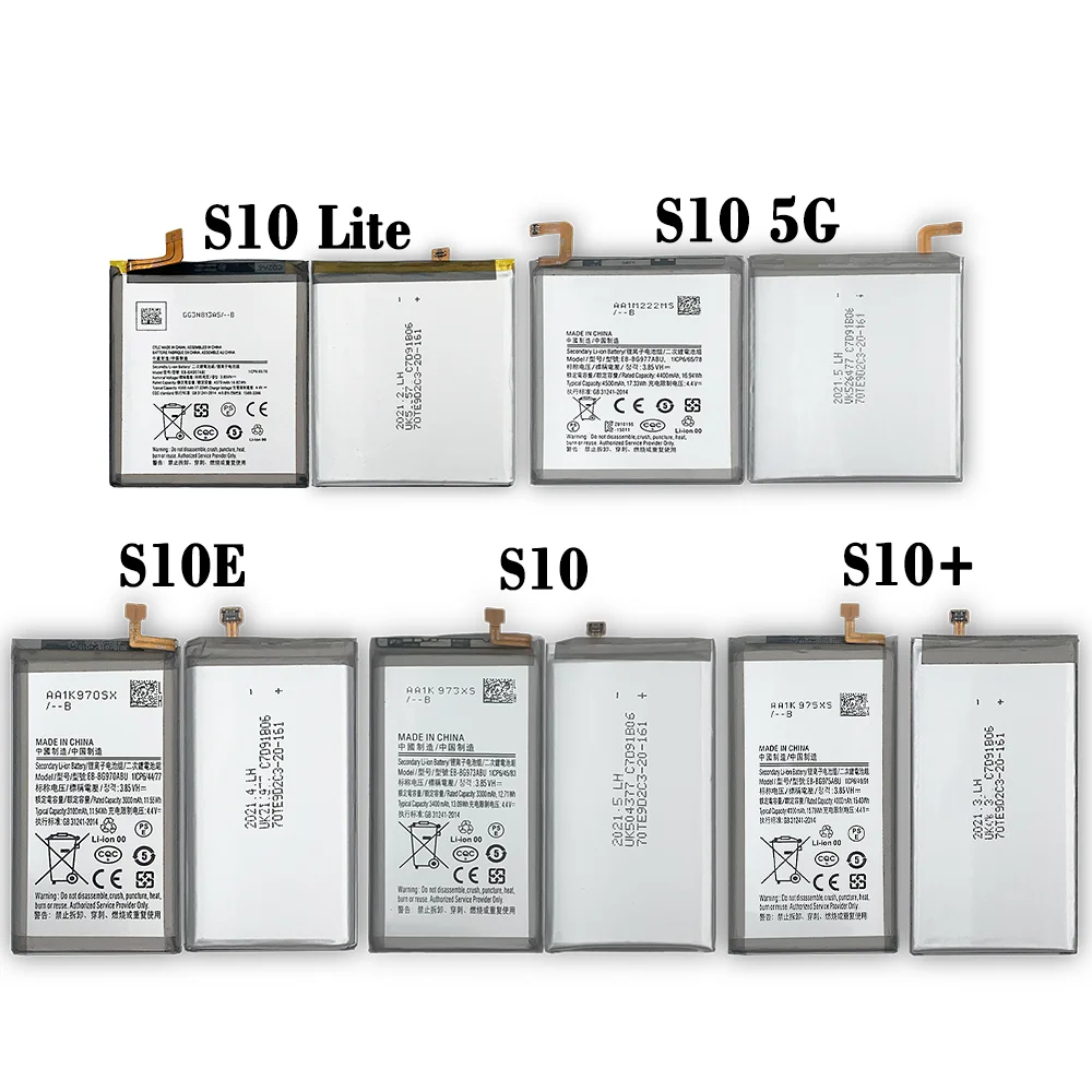 

2021 Brand New Real Capacity battery for Samsung S6 S6 edge S6edge plus S7 S7e S8 S8plus S9 S9plus S10 S10E S10Lite S10+ battery