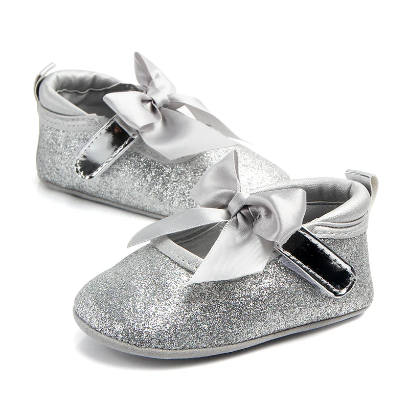 Hot Sale Spring Autumn Sequin Silver Baby Girl Dress Shoes Soft Sole Bow Knot Toddler Girl Flat Walking Shoes
Hot Sale Spring Autumn Sequin Silver Baby Girl Dress Shoes Soft Sole Bow Knot Toddler Girl Flat Walking Shoes