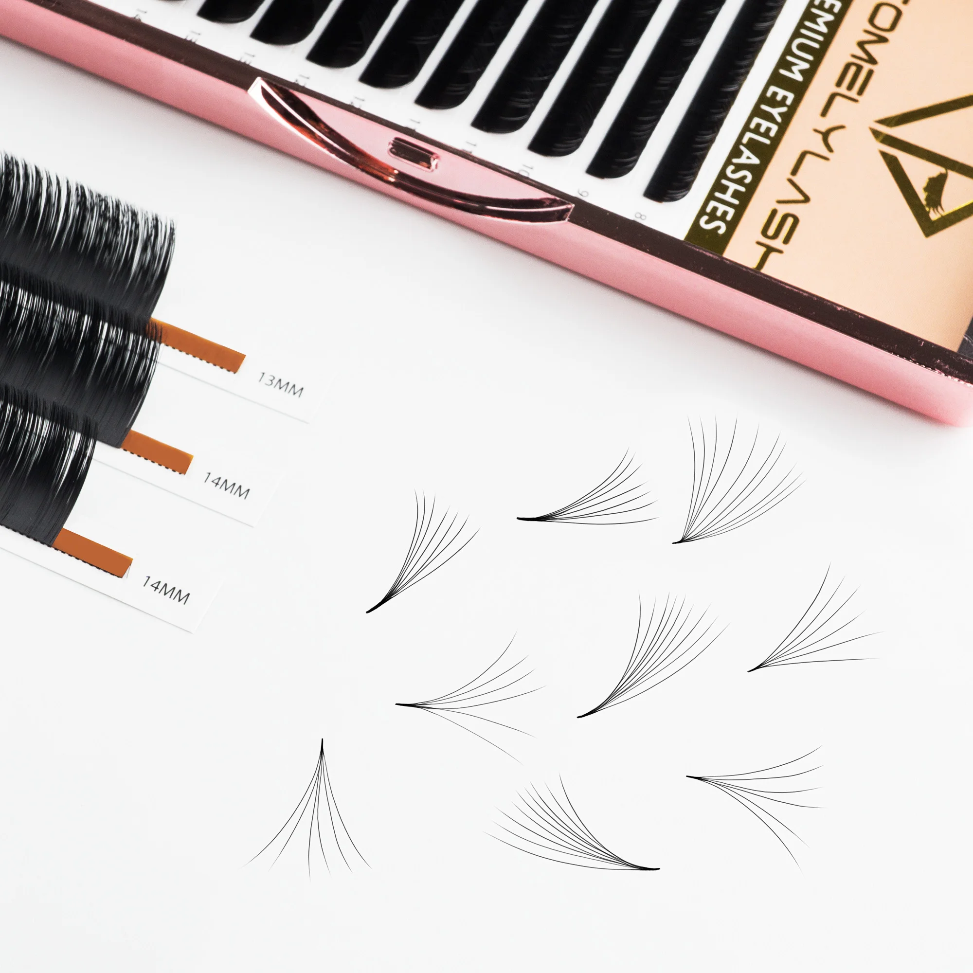 Easy Fan Volume Logo Matte Black Label Easy Fan Lash Extensions V Shape Easy Fan Eye Lashes
Easy Fan Volume Logo Matte Black Label Easy Fan Lash Extensions V Shape Easy Fan Eye Lashes