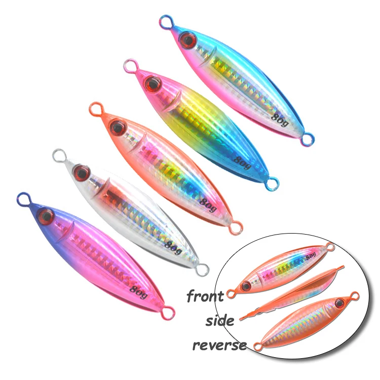 Japan quality metal jig lure 30/40/60/80g offshore long Casting Micro slow pitch jigging sea fishing jig bait leurre
Japan quality metal jig lure 30/40/60/80g offshore long Casting Micro slow pitch jigging sea fishing jig bait leurre