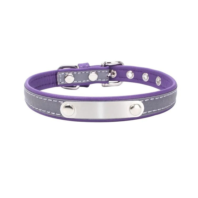 Premium Quality Dog Collar With Engravable Nameplate Custom ID Dog Collar Reflective Reflect Dog Collar And Leash, Multi-colors
Premium Quality Dog Collar With Engravable Nameplate Custom ID Dog Collar Reflective Reflect Dog Collar And Leash, Multi-colors
