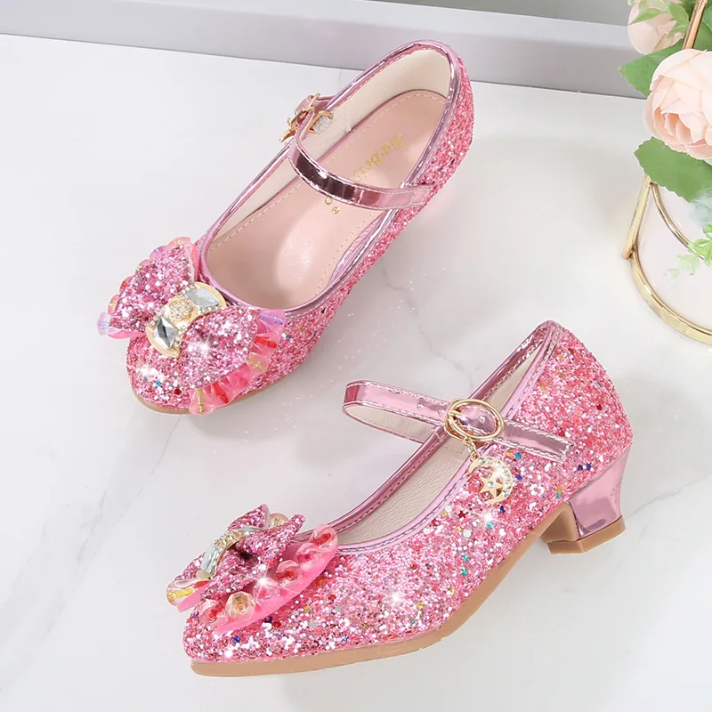Dropshipping Children Elsa Princess Shoes Shiny Sequin Heel Girls Crystal Party Shoes, White red pink purple black blue gold silver
Dropshipping Children Elsa Princess Shoes Shiny Sequin Heel Girls Crystal Party Shoes, White red pink purple black blue gold silver