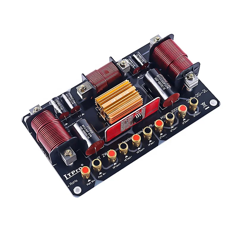 2000W 2 Way Tweeter Bass Speaker Crossover Two Way Divider Double Treble Woofer Frequency Divider Stage Crossover Filter
2000W 2 Way Tweeter Bass Speaker Crossover Two Way Divider Double Treble Woofer Frequency Divider Stage Crossover Filter
