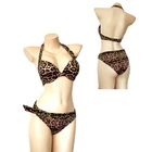 2019 Ladies polyamide Leopard Bikini Swimsuits Stock