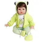 Yesteria Lifelike Reborn Baby Dolls 22 Inches 2 Outfits Silicone Vinyl Weighted Cotton Body Gift Set